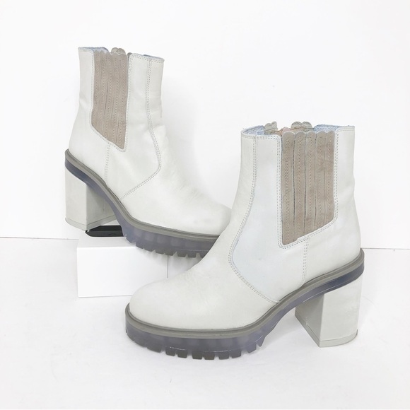 Free people ivory leather Chelsea boots - Picture 15 of 15